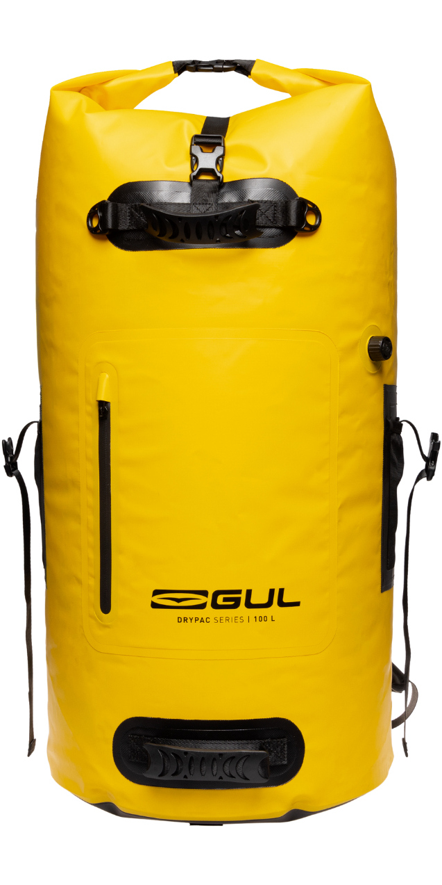 2025 Gul 100L Drypac Series Dry Bag LU0122 - Yellow / Black